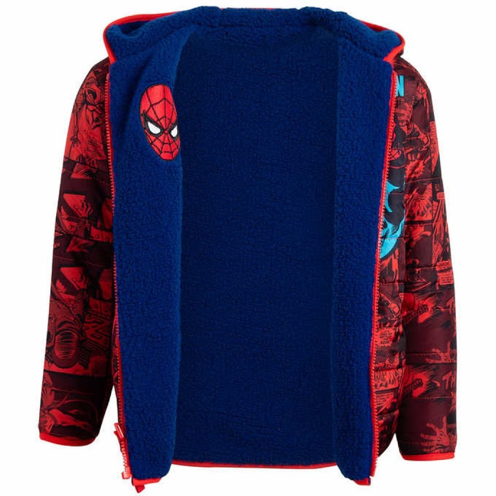 Marvel Spider-Man Kids Reversible Jacket NWT